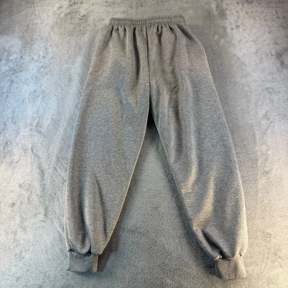 Hollister Gray Sherpa Lined Fleece Jogger Sweatpants Men's Medium M